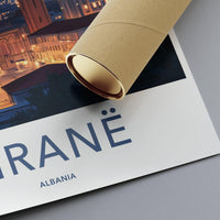 Tirane Poster - Albania Wall Art