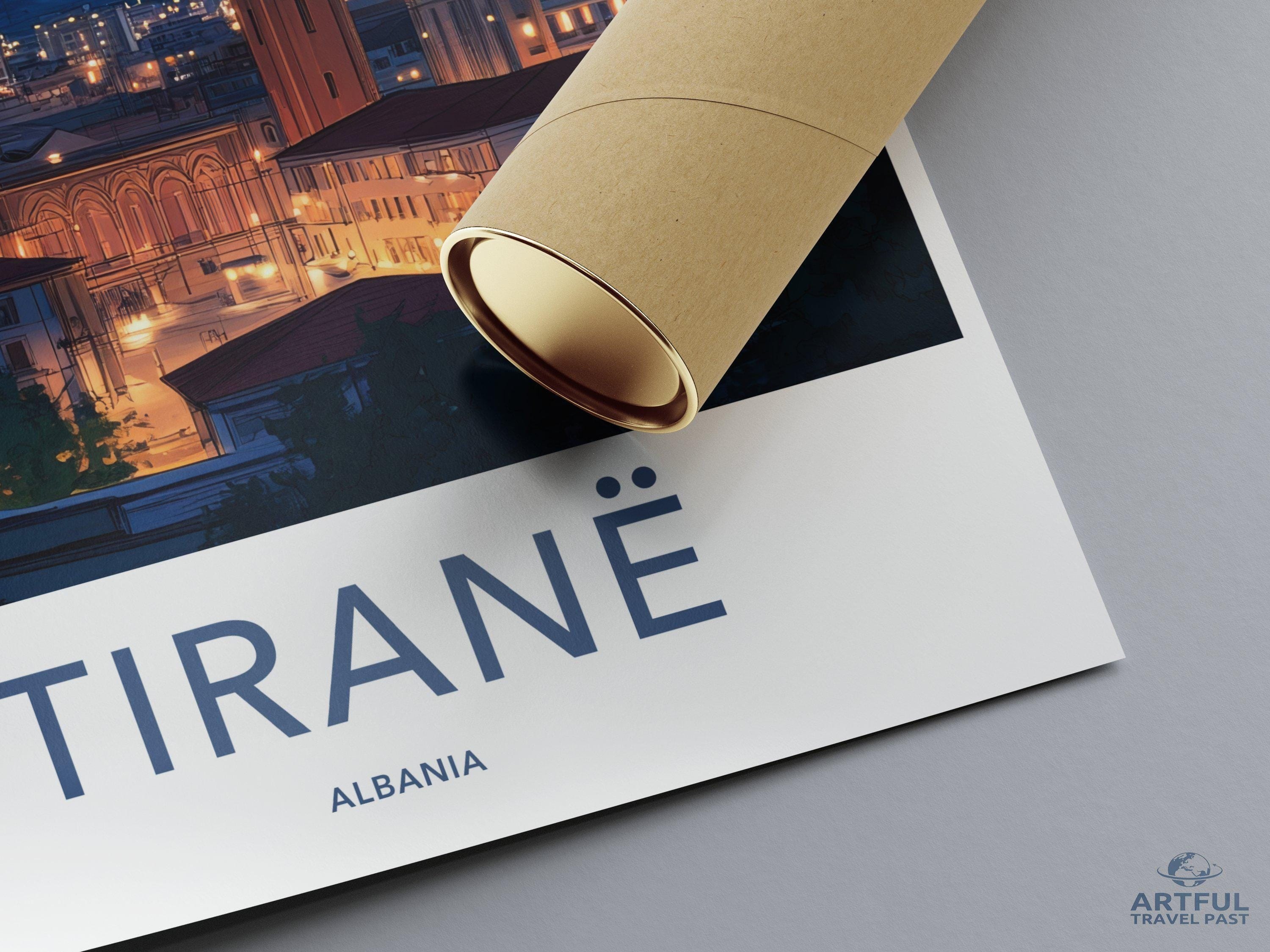 Tirane Poster - Albania Wall Art