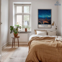 Tirane Poster - Albania Wall Art