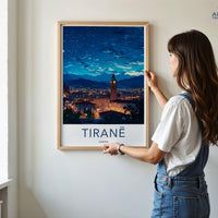 Tirane Poster - Albania Wall Art