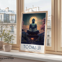 Todai-Ji Poster | Japan Wall Art | Asia Decor