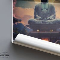 Todai-Ji Poster | Japan Wall Art | Asia Decor