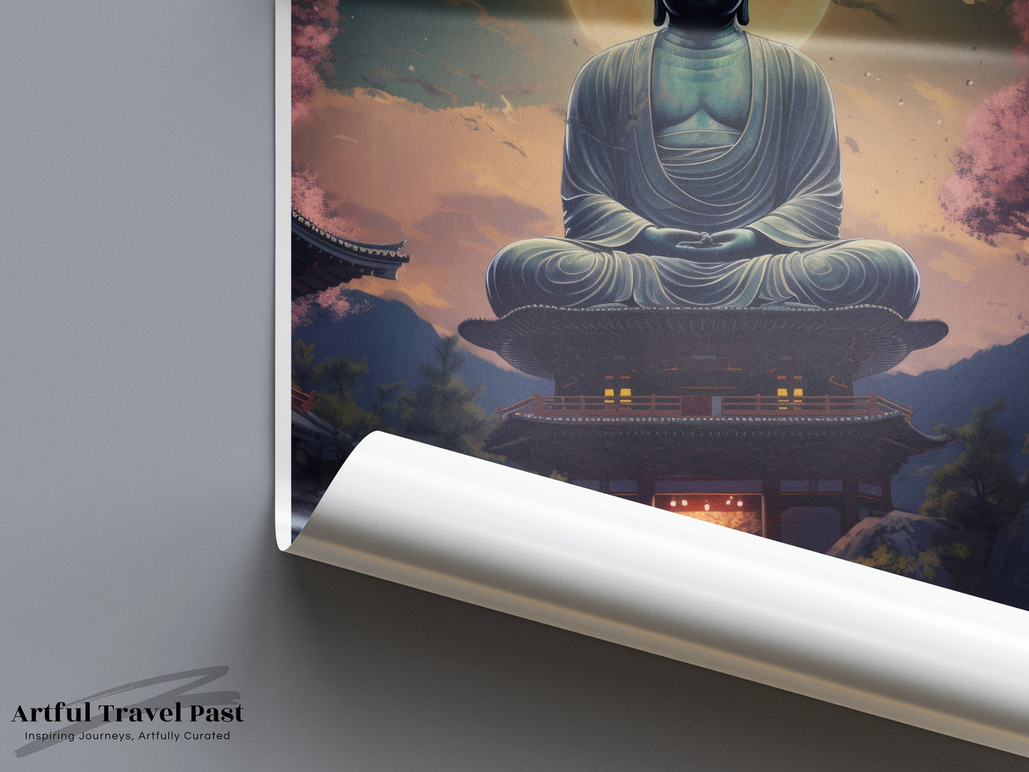 Todai-Ji Poster | Japan Wall Art | Asia Decor