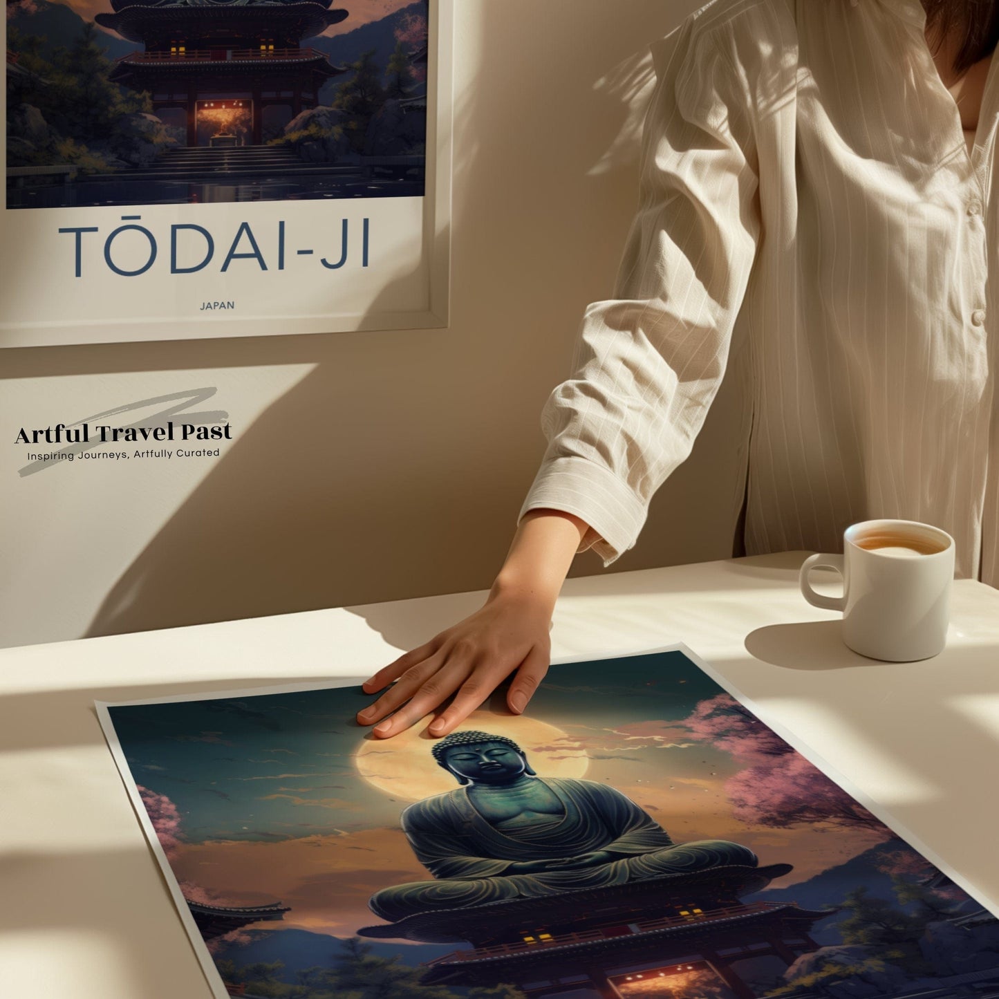 Todai-Ji Poster | Japan Wall Art | Asia Decor