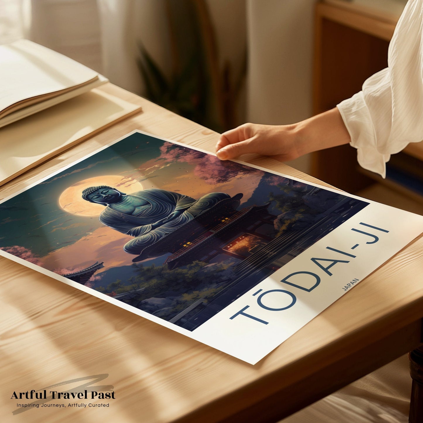 Todai-Ji Poster | Japan Wall Art | Asia Decor