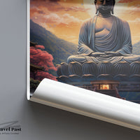 Todai-Ji Temple Poster | Japanese Art | Japan Wall Art