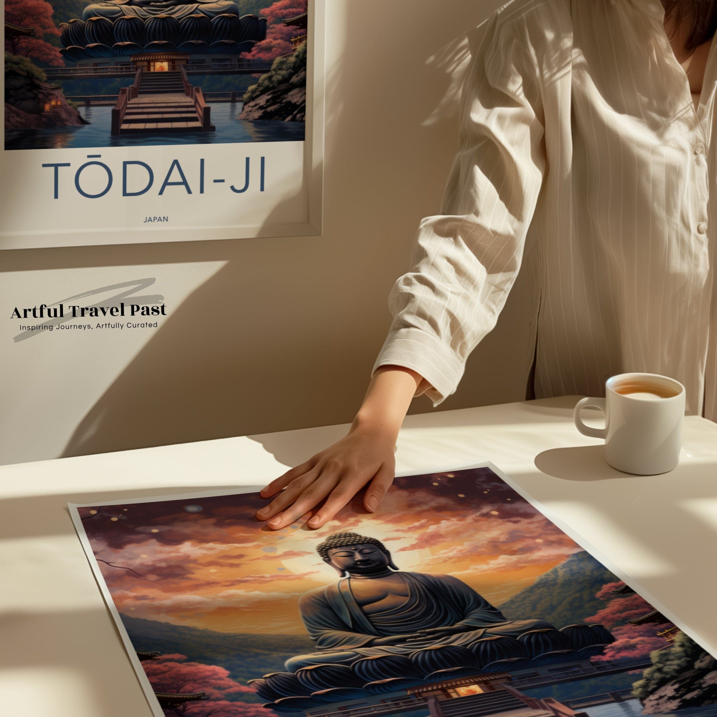 Todai-Ji Temple Poster | Japanese Art | Japan Wall Art