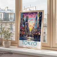 Tokyo Poster | Japan Wall Art | Asia Decor