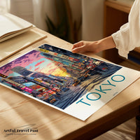 Tokyo Poster | Japan Wall Art | Asia Decor