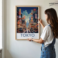 Tokyo Poster | Japan Wall Art | Asia Decor