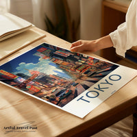 Tokyo Poster | Japan Wall Art | Asia Decor