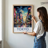 Tokyo Poster | Japan Wall Art | Asia Decor