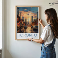 Toronto Poster | Ontario Wall Art | Canada Decor