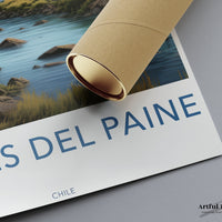 Torres del Paine Poster - Chile Wall Art