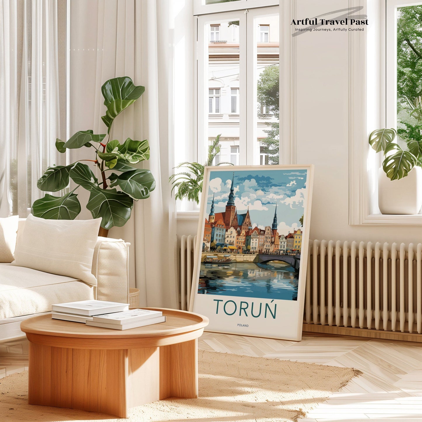 Toruń Poster | Poland Wall Art | Eastern Europe Decor