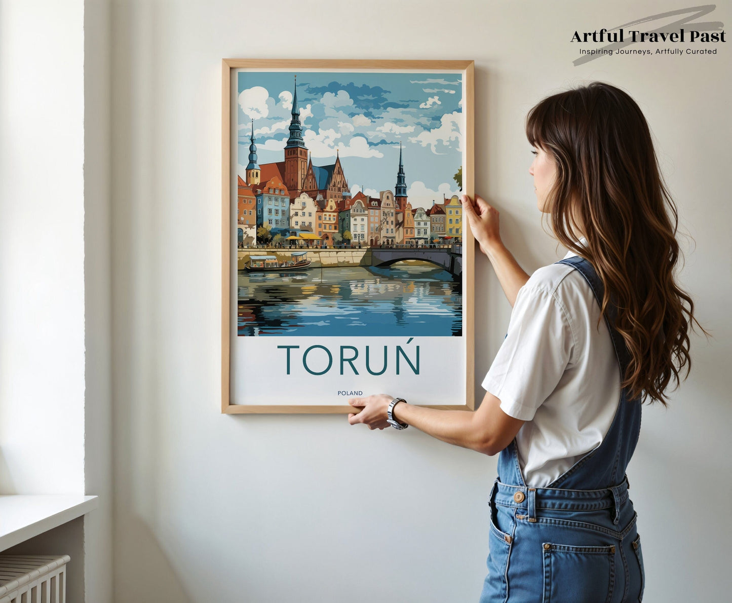 Toruń Poster | Poland Wall Art | Eastern Europe Decor