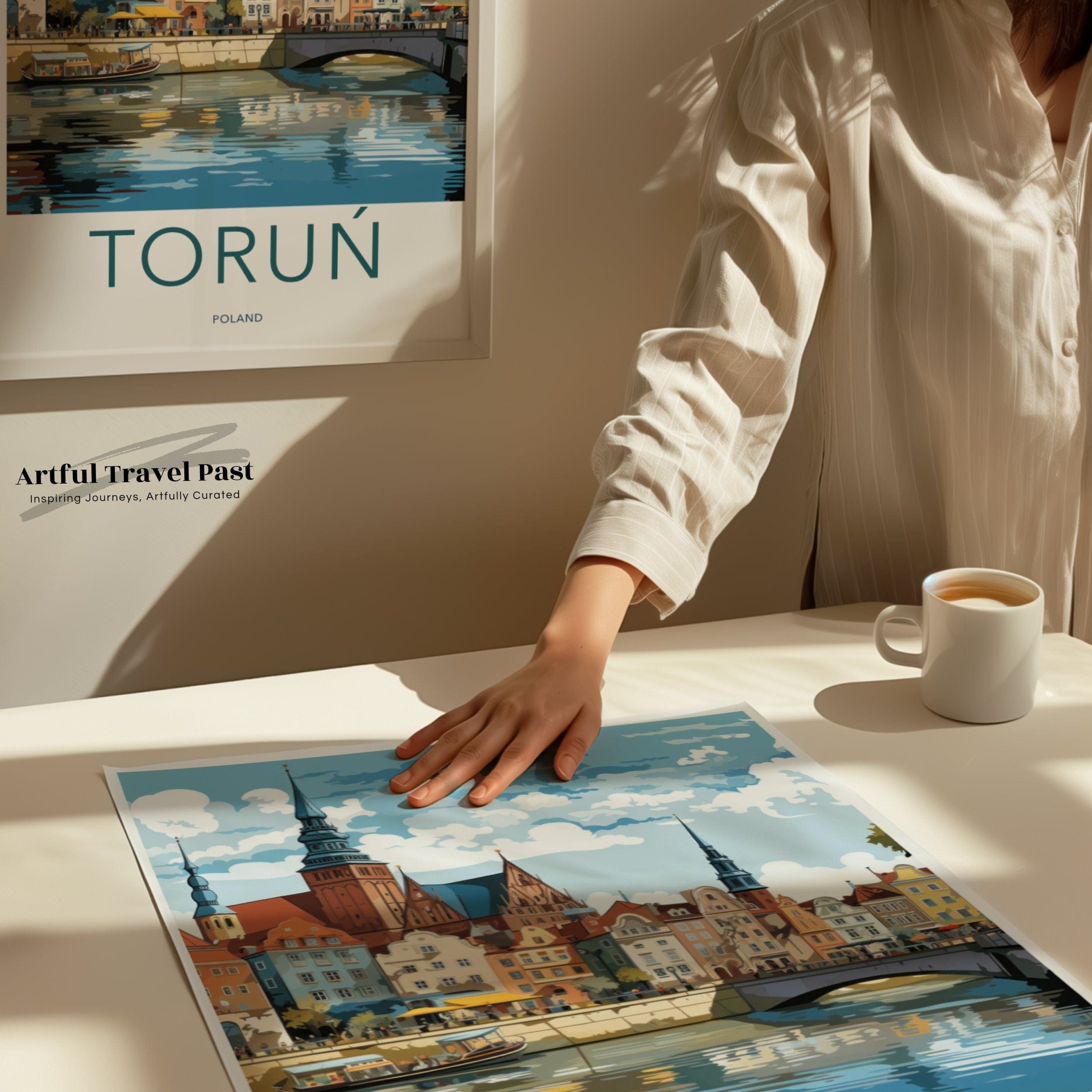 Toruń Poster | Poland Wall Art | Eastern Europe Decor