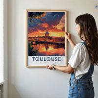 Toulouse Poster - France Wall Art