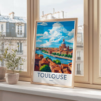 Toulouse Poster - France Wall Art