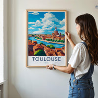 Toulouse Poster - France Wall Art