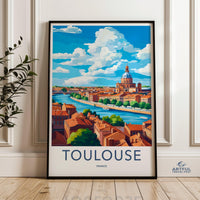 Toulouse Poster - France Wall Art