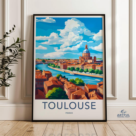 Toulouse Poster - France Wall Art