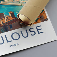Toulouse Poster | France Wall Art | Europe Decor