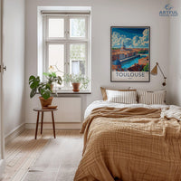 Toulouse Poster | France Wall Art | Europe Decor