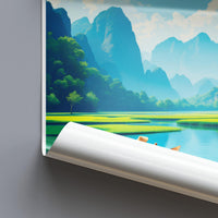 Trang An Poster - Vietnam Wall Art
