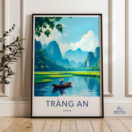 Trang An Poster - Vietnam Wall Art
