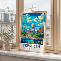 Trenton Poster - New Jersey Wall Art
