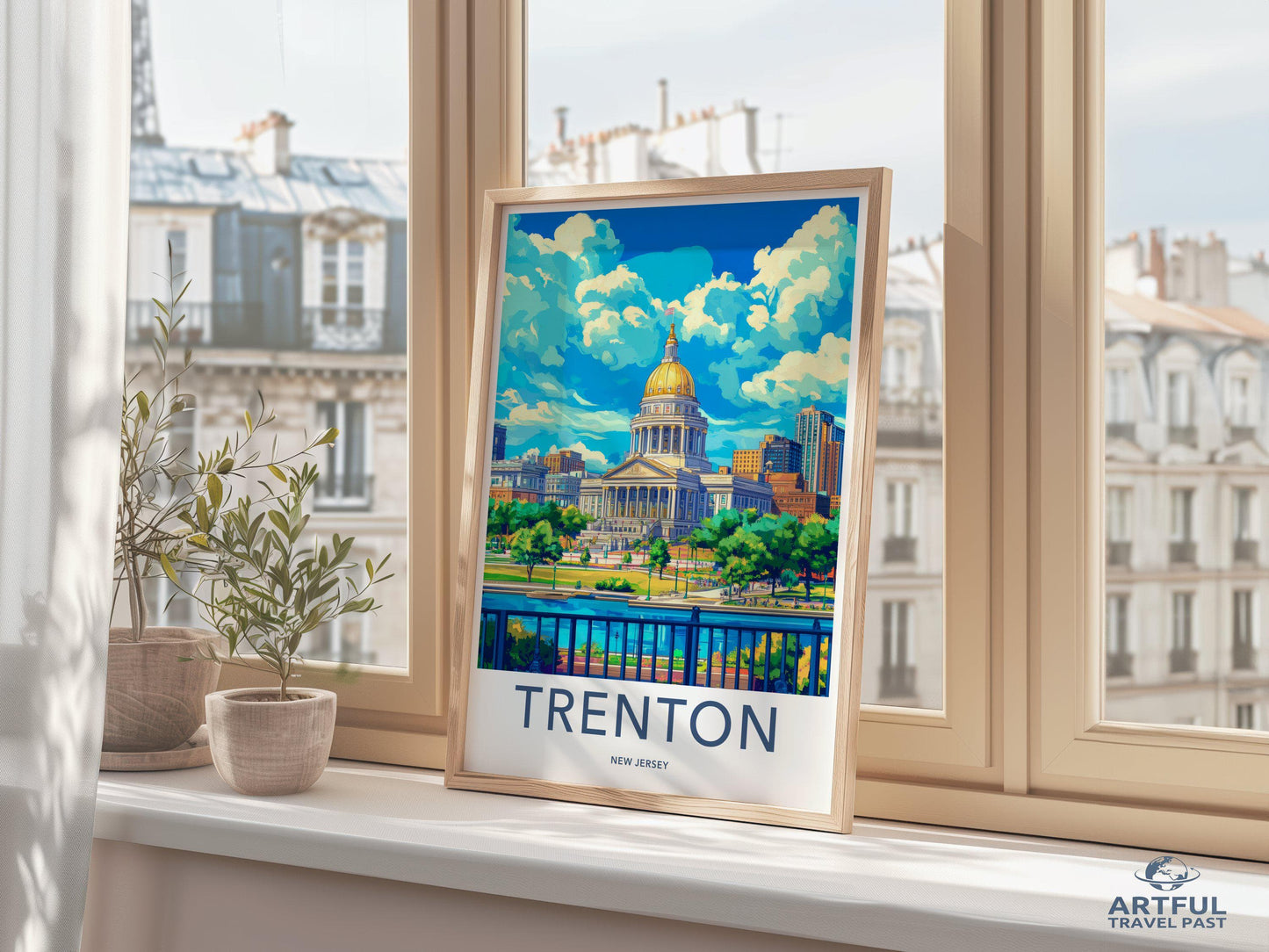 Trenton Poster - New Jersey Wall Art