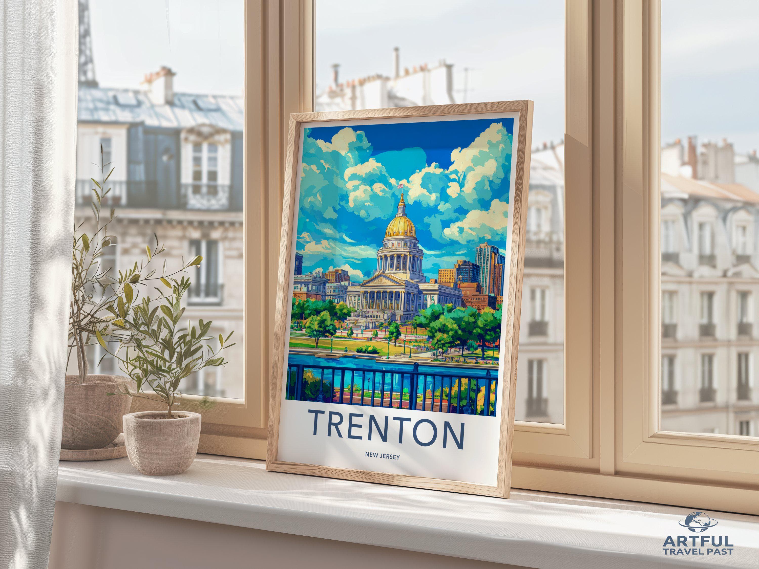 Trenton Poster - New Jersey Wall Art