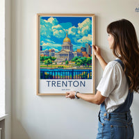 Trenton Poster - New Jersey Wall Art