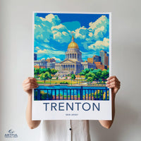 Trenton Poster - New Jersey Wall Art