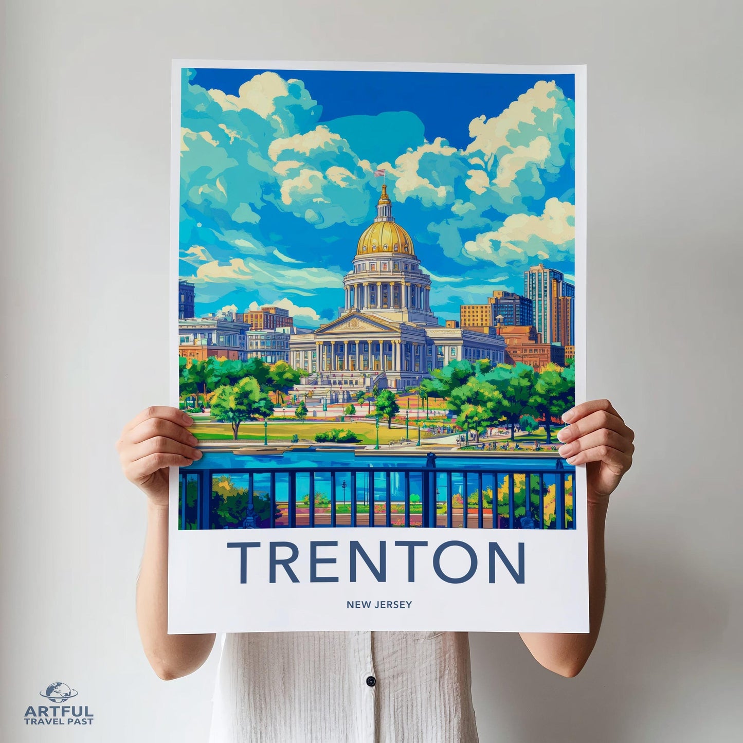 Trenton Poster - New Jersey Wall Art