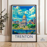 Trenton Poster - New Jersey Wall Art