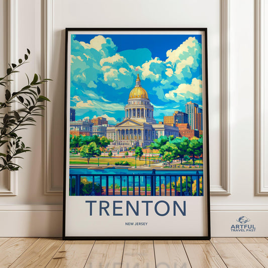 Trenton Poster - New Jersey Wall Art