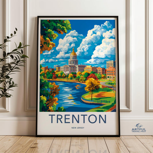 Trenton Poster - New Jersey Wall Art