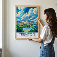 Trenton Poster - New Jersey Wall Art