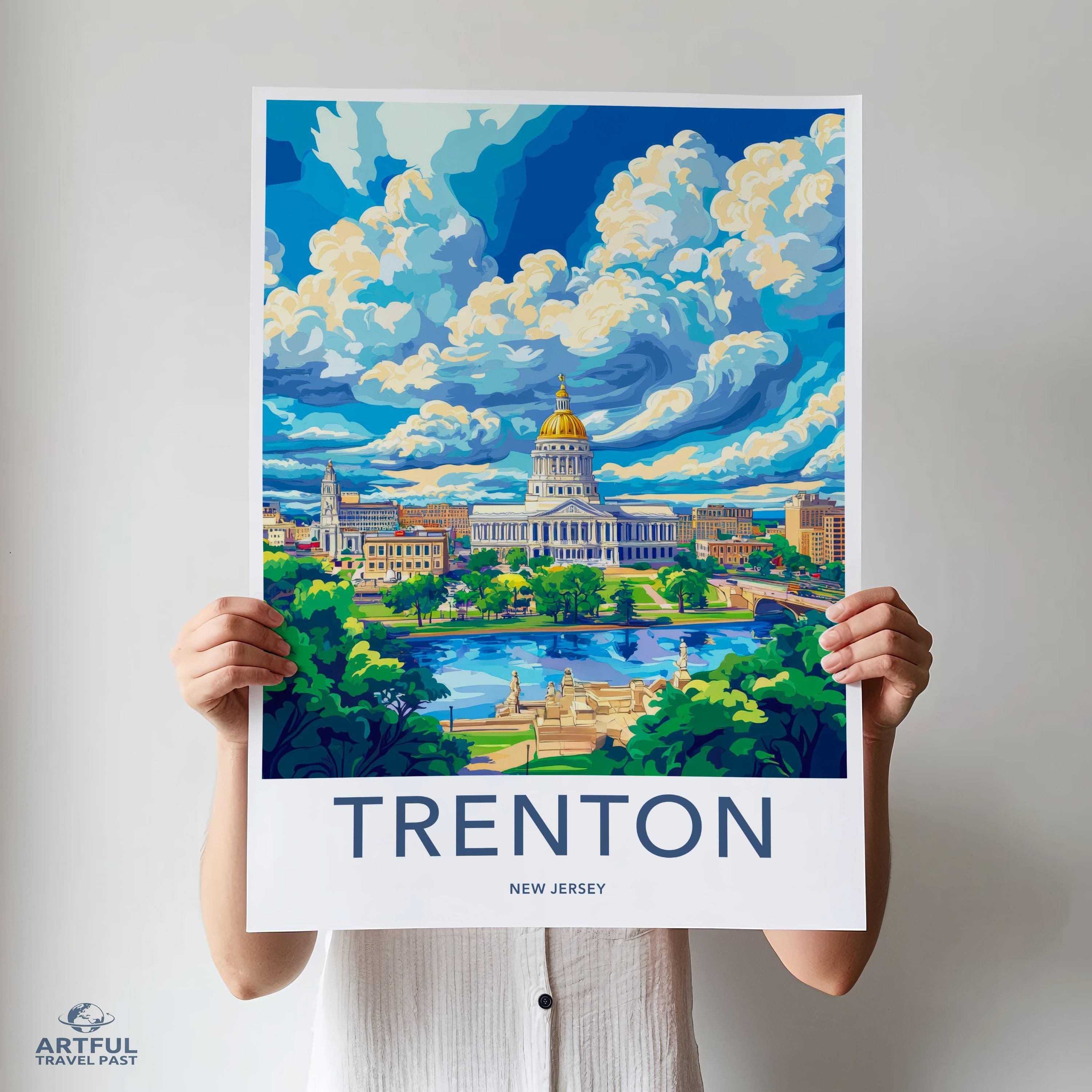 Trenton Poster - New Jersey Wall Art