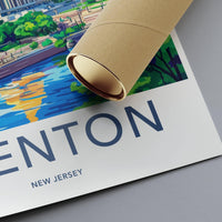 Trenton Poster | New Jersey Wall Art | America Decor