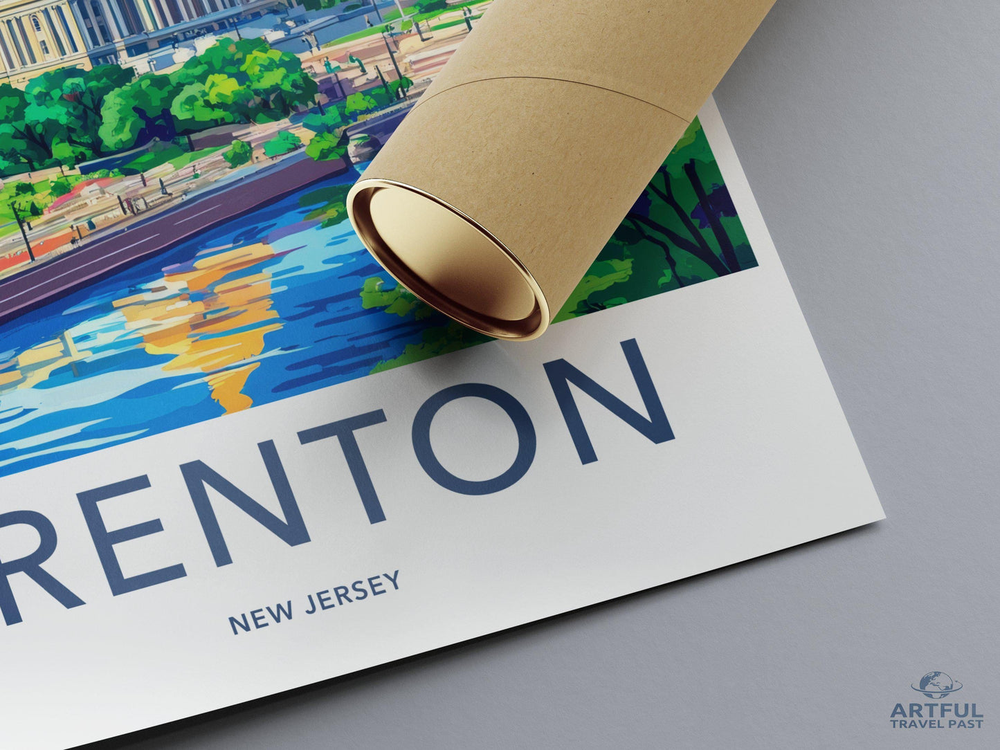 Trenton Poster | New Jersey Wall Art | America Decor