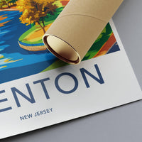 Trenton Poster | New Jersey Wall Art | America Decor