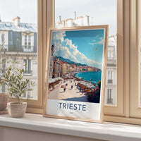Trieste poster - Italy wall art