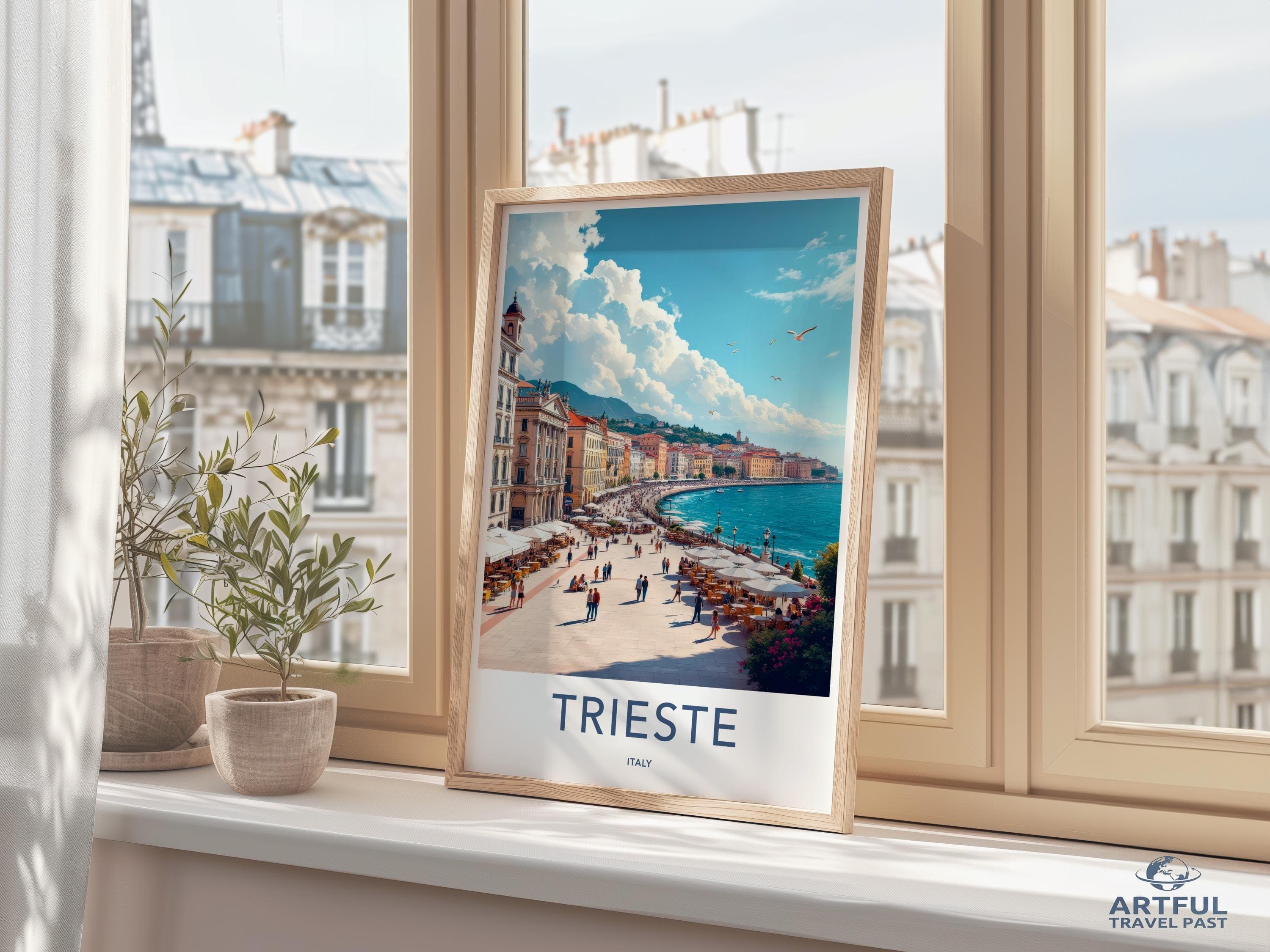 Trieste poster - Italy wall art