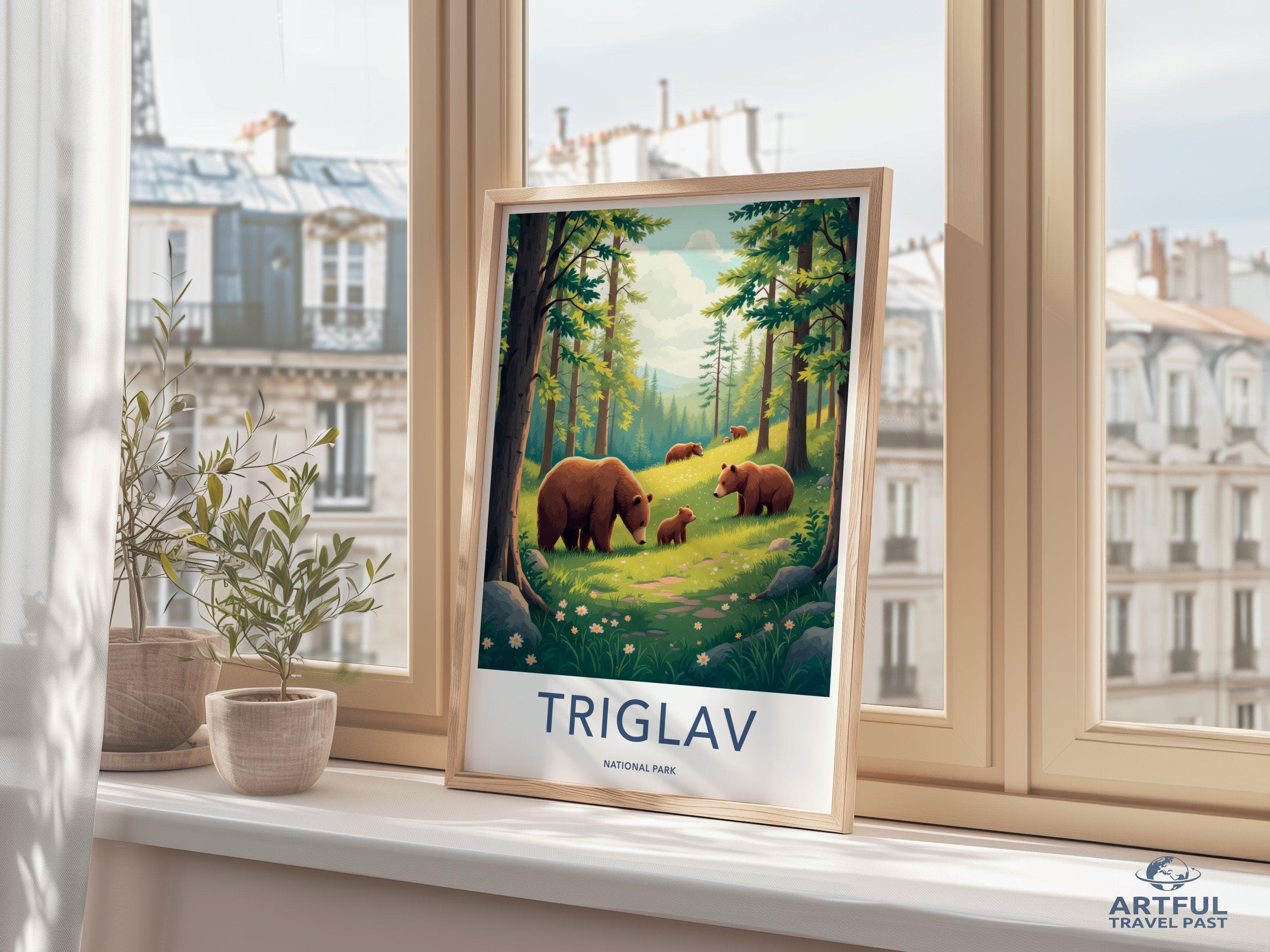 Triglav National Park Poster | Slovenia Wall Art