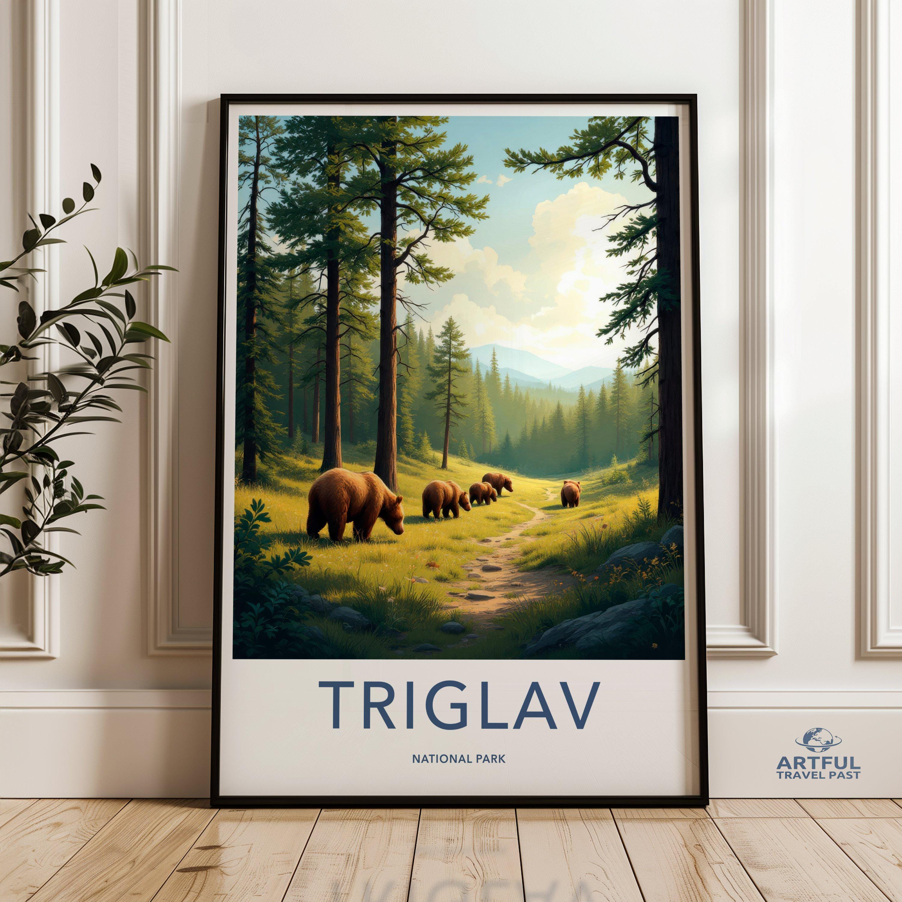 Triglav National Park Poster | Slovenia Wall Art