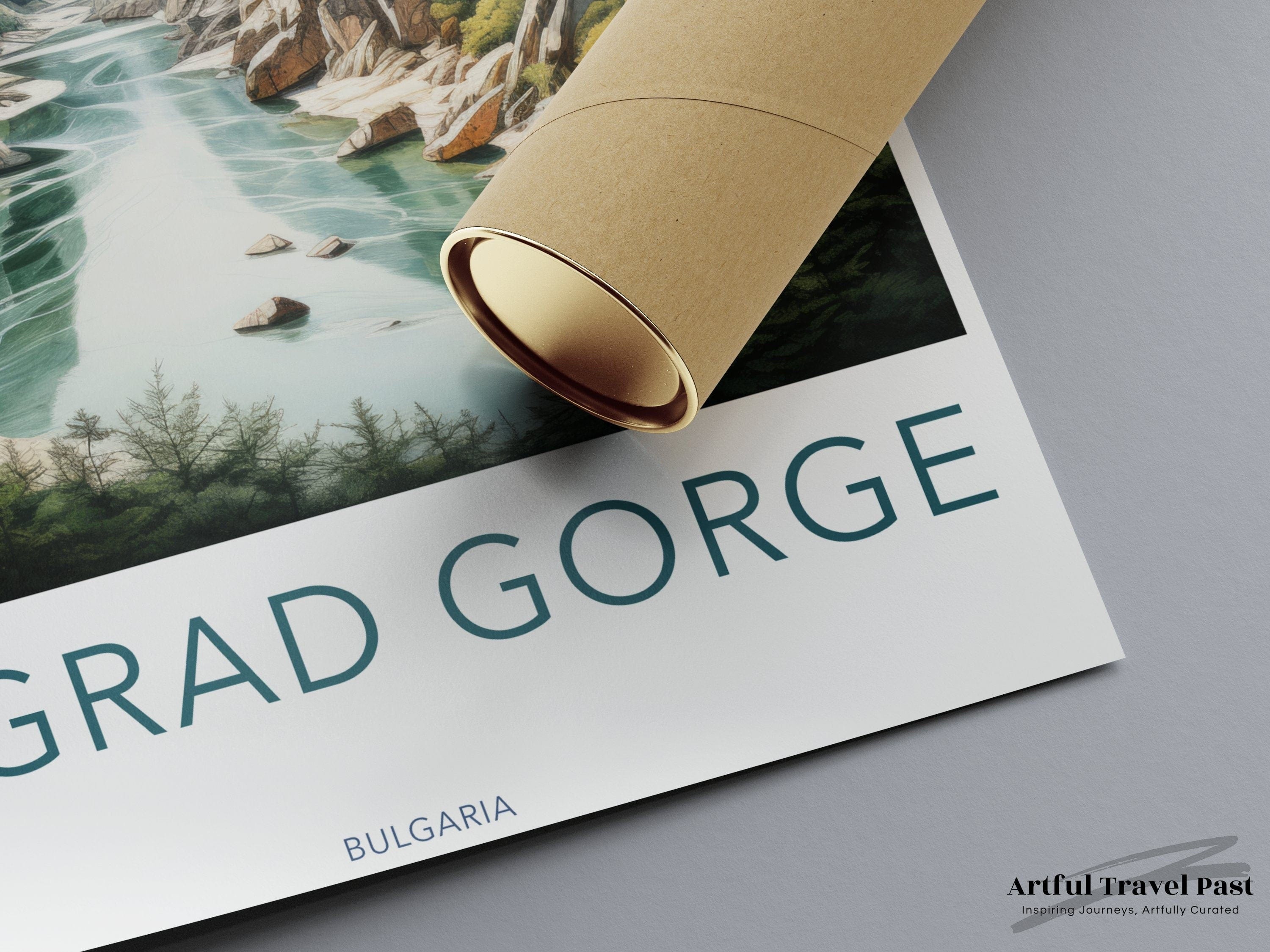 Trigrad Gorge Poster | Bulgaria Wall Art | Eastern Europe Decor