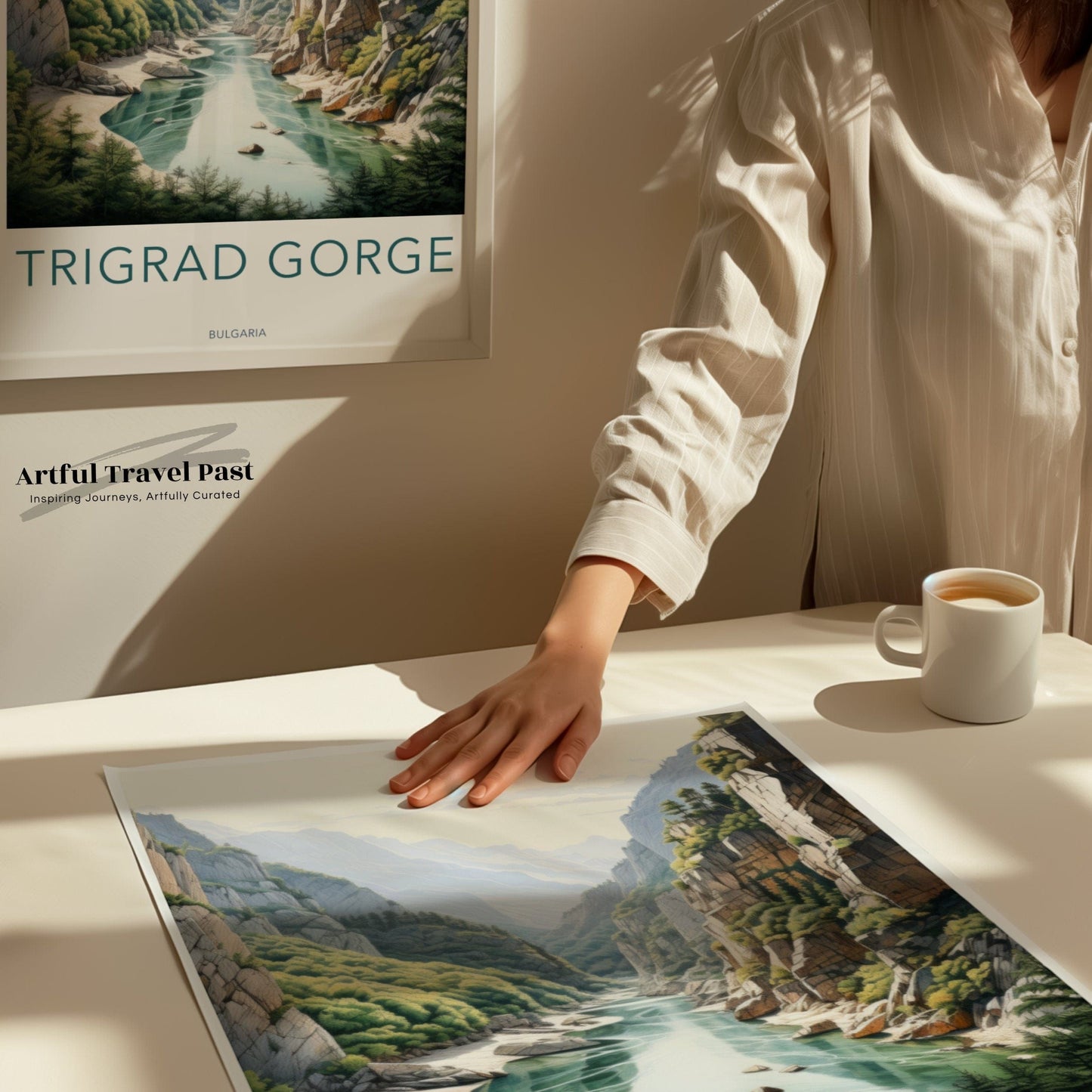 Trigrad Gorge Poster | Bulgaria Wall Art | Eastern Europe Decor
